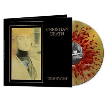 CHRISTIAN DEATH – DEATHWISH (RED & GOLD SPLATTER)