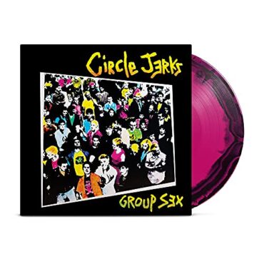 CIRCLE JERKS – GROUP SEX (PINK/WHITE/YELLOW SPLATTER)