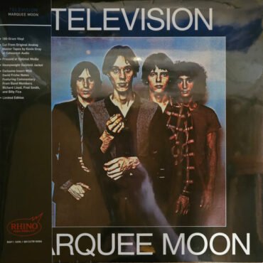 Television - MARQUEE MOON (ELEKTRA 75) vinyl record