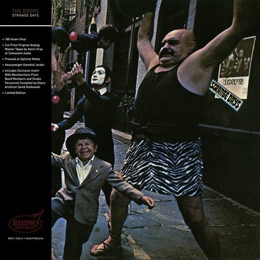 DOORS, THE - STRANGE DAYS (ELEKTRA 75) vinyl record album art
