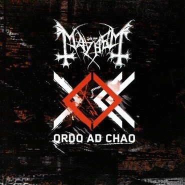 MAYHEM - ORDO AD CHAO (YELLOW/RED MARBLED) vinyl record album art