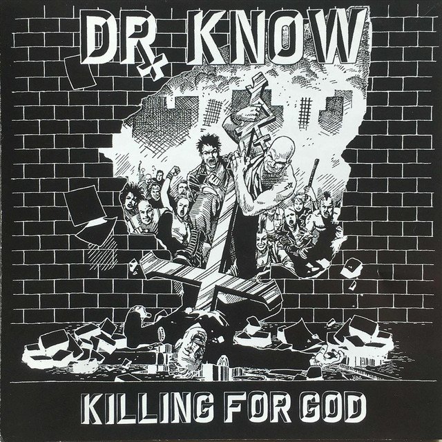 Dr. Know - Plug In Jesus\/Burn (Color) vinyl record album art
