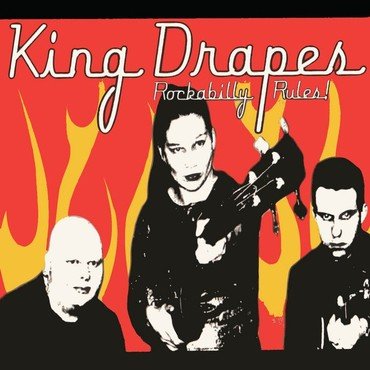 King Drapes - Rockabilly Rules vinyl record album art
