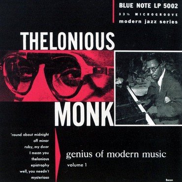 Thelonious Monk - Genius Of Modern Music Vol.1 vinyl record album art