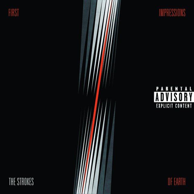 STROKES - FIRST IMPRESSIONS OF EARTH vinyl record album art