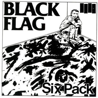 BLACK FLAG - SIX PACK vinyl record album art