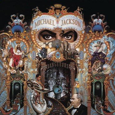 Michael Jackson - Dangerous (Pic) vinyl record album art