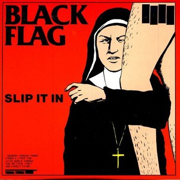 BLACK FLAG - SLIP IT IN vinyl record album art