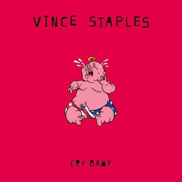 Vince Staples - Cry Baby (Baby Pink Vinyl) vinyl record album art