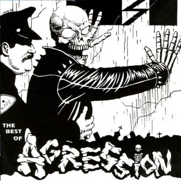 Agression - The Best Of (Black & White Marbled) vinyl record album art