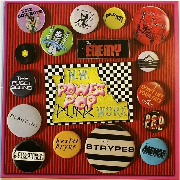 Various - N.W. POWER POP PUNK WORX (BLACK) vinyl record album art