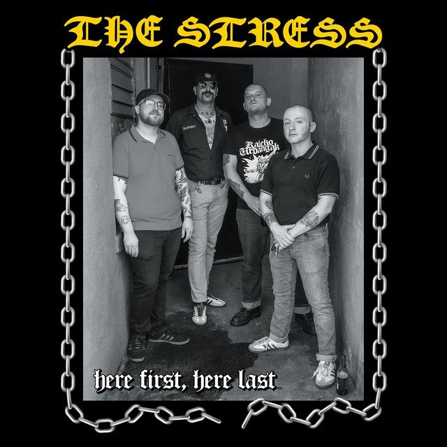 The Stress - HERE FIRST, HERE LAST vinyl record album art